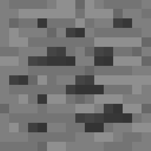 Minecraft block chart 2048