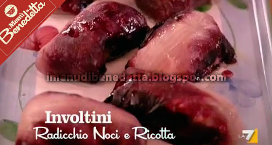 Involtini Radicchio, Noci e Ricotta
