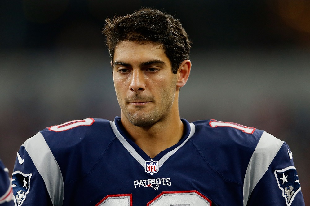 Bill Belichick says Jimmy Garoppolo has made 'great strides'