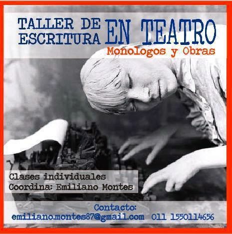TALLERES DE ESCRITURA EN TEATRO (Dramaturgia)