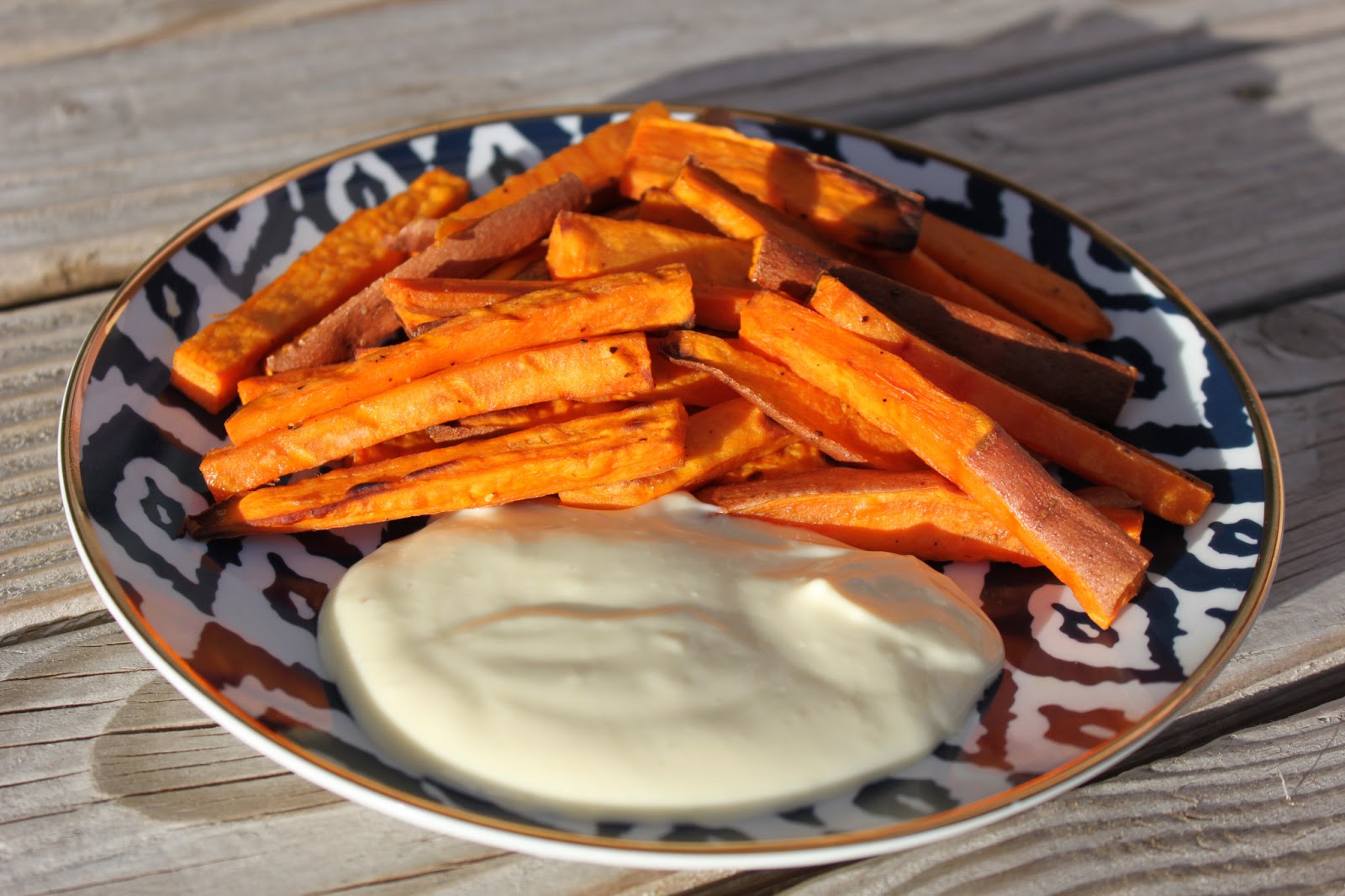 Sweet Potato Fries & Garlic Truffle Aioli Jane Graybeal