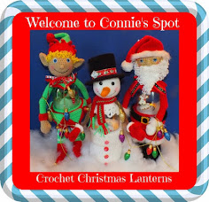 Crochet Christmas Soda Pop Bottle Lantern Patterns© by Connie Hughes Designs©