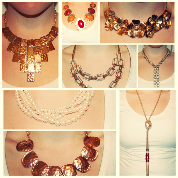 Statement necklaces