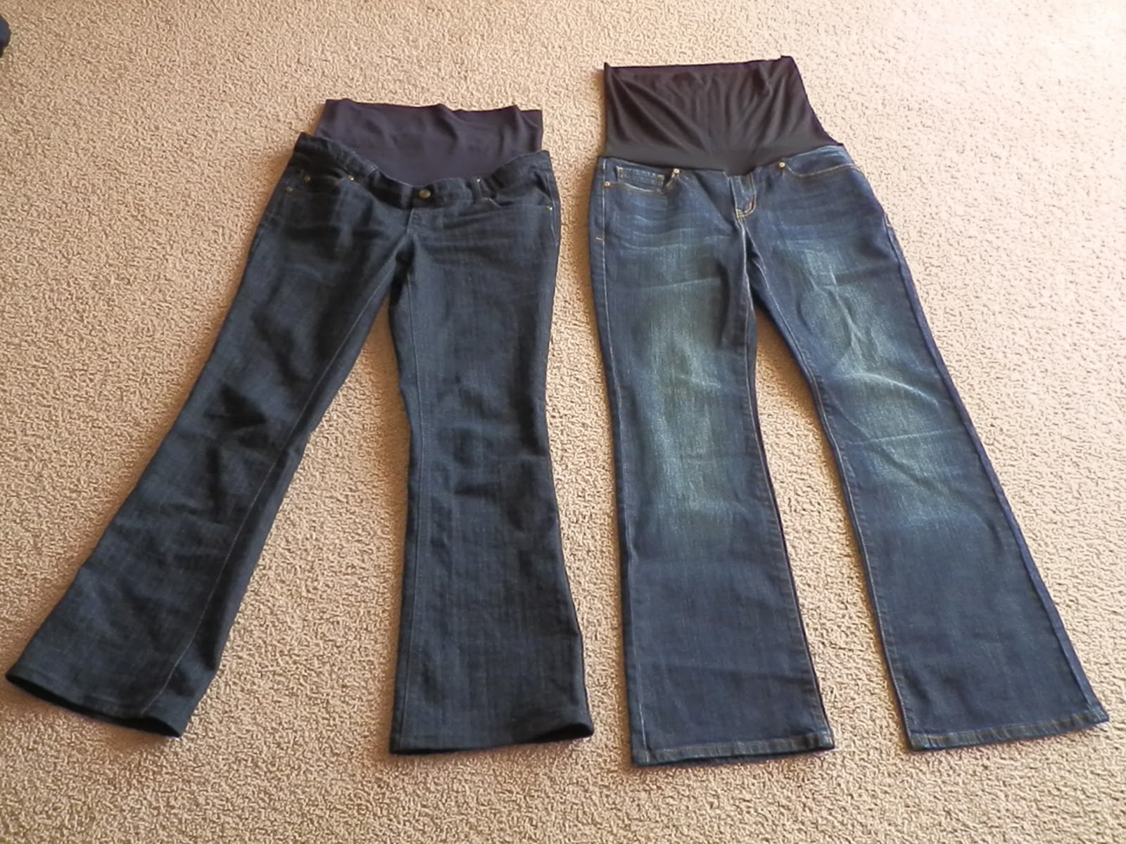 Simply Sewing Turn a Pair of Jeans into Maternity Jeans