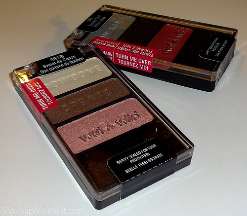 Wet n' Wild Color Icon Eyeshadow Trios: Spoiled Brat and Sweet As Candy
