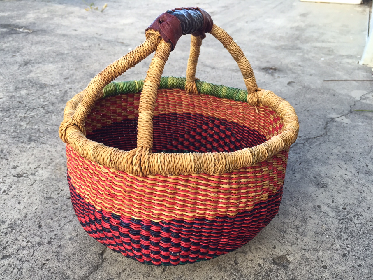 owlet How to shape & care for a bolga basket