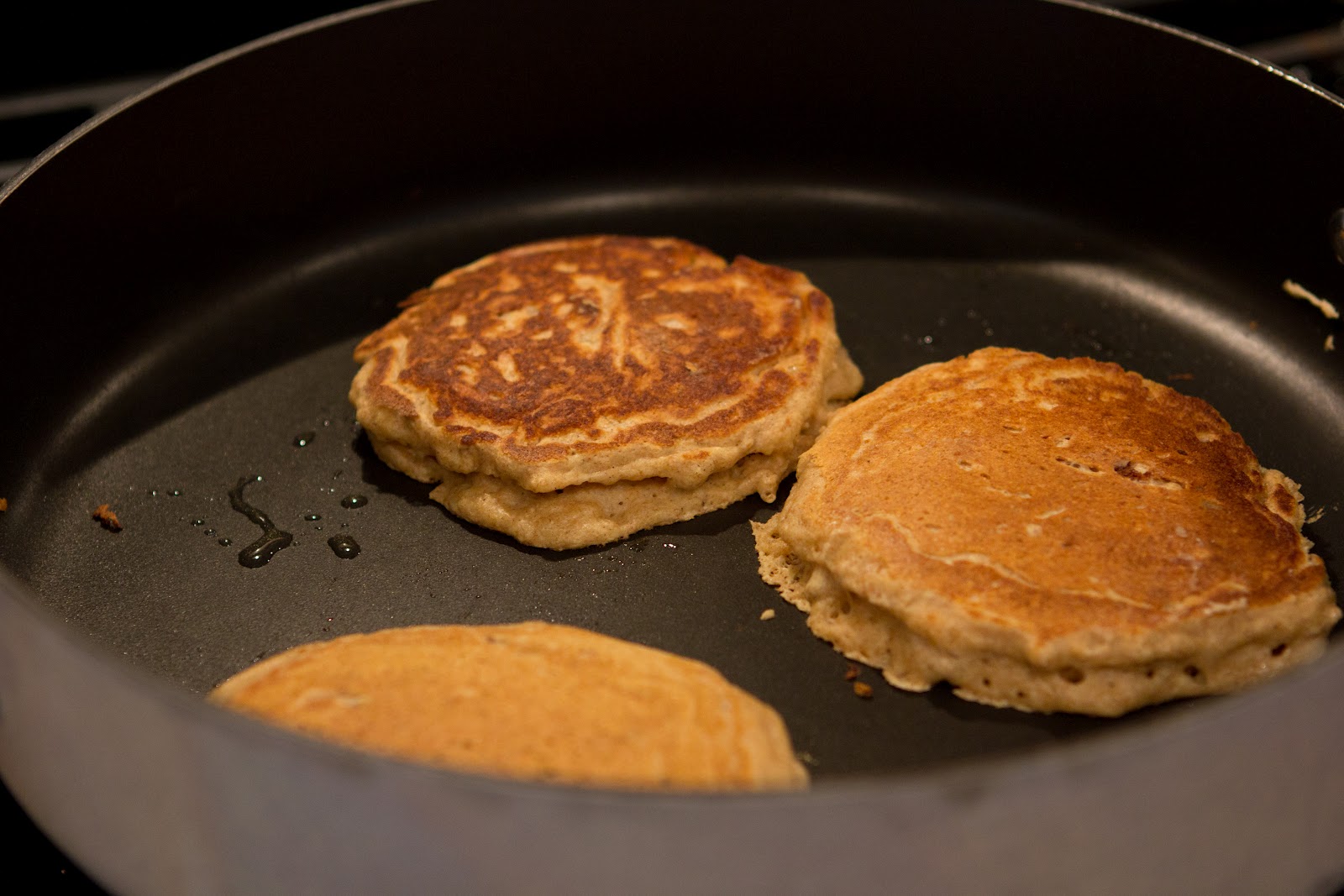 Haystacks & Champagne Spelt and Sunflower Seed Pancakes