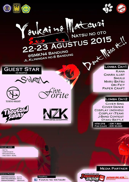 Event Jepang Terbaru Di Bandung Youkai No Matsuri SMKN 4 Bandung Agustus 2015 japbandung-asia.blogpspot.com