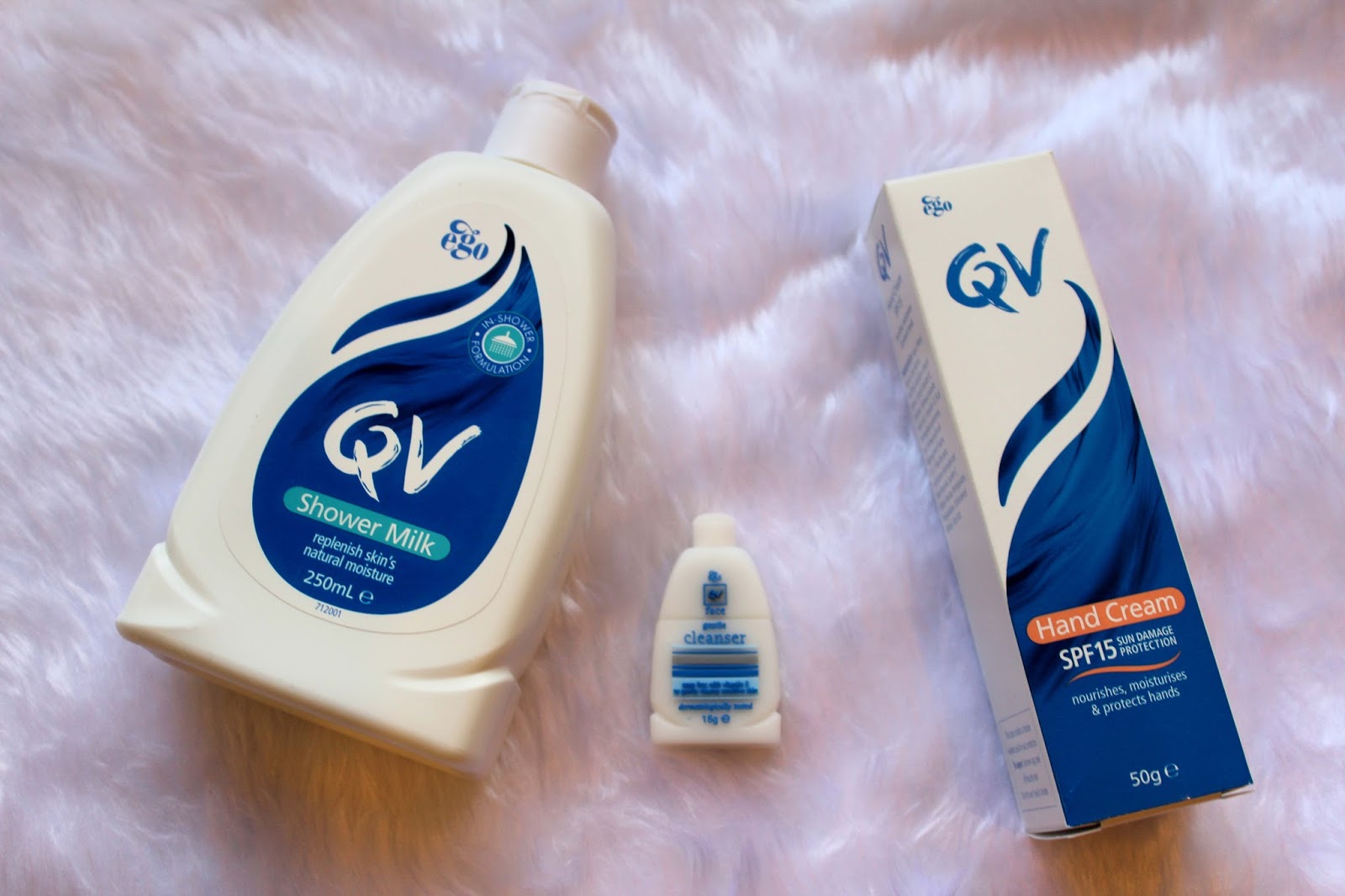 Review QV Shower Milk and Hand Cream