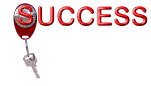 Success, with key The key to success