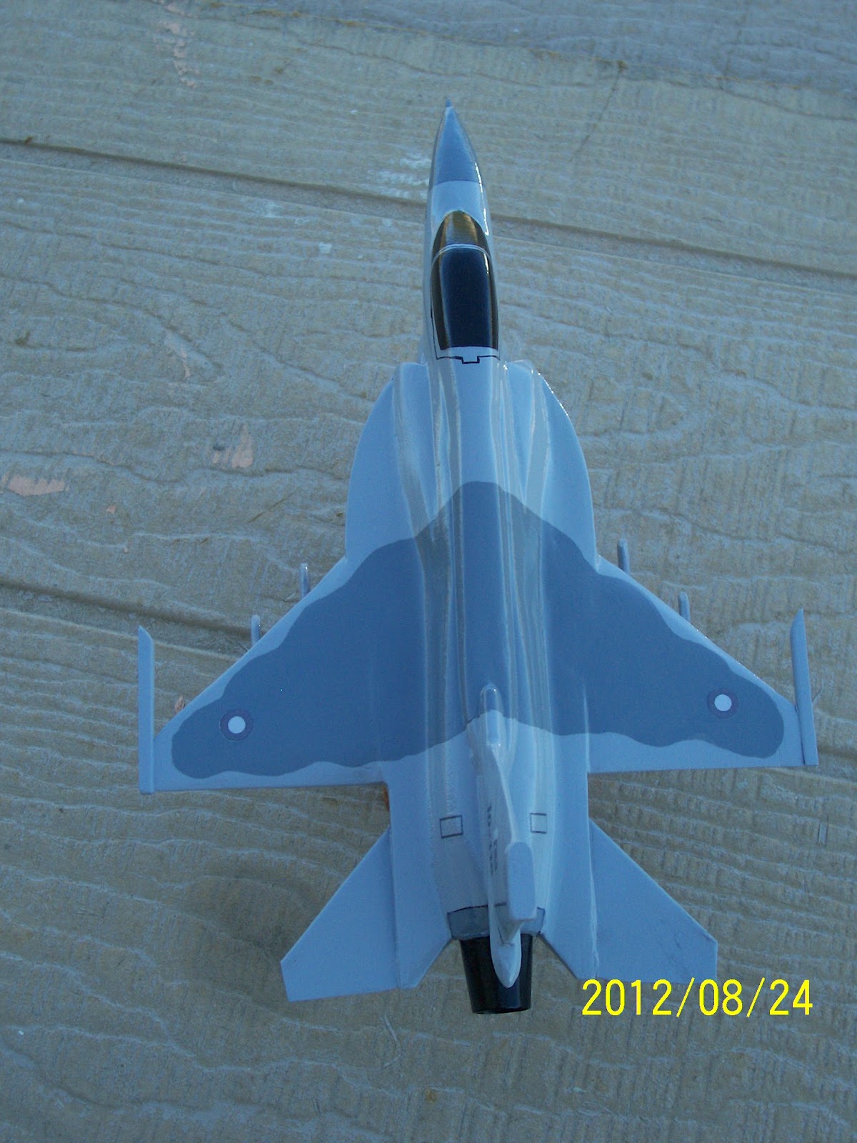 Wooden Model of JF-17 Thunder / FC-1 Xiaolong Jet By Michael McGaw | Pakistan Military Review