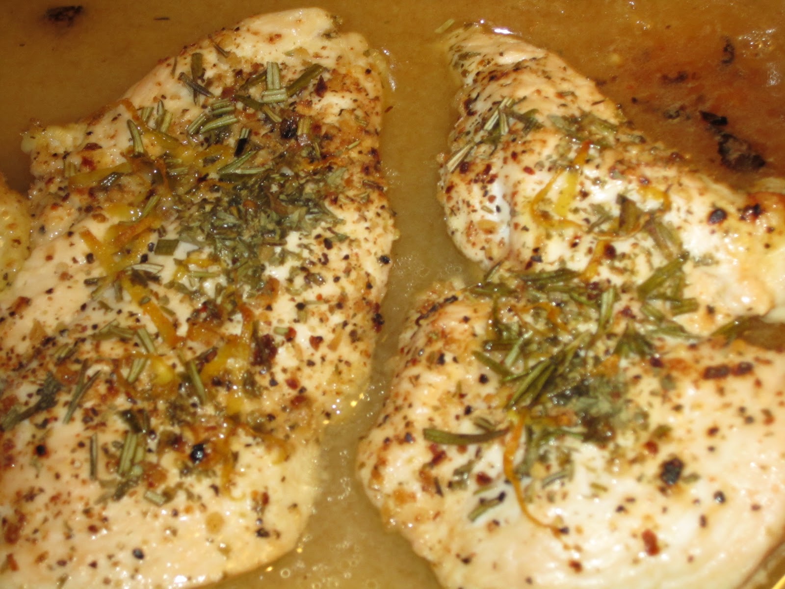 The Law Girl Cooks Baked Lemon Rosemary Chicken