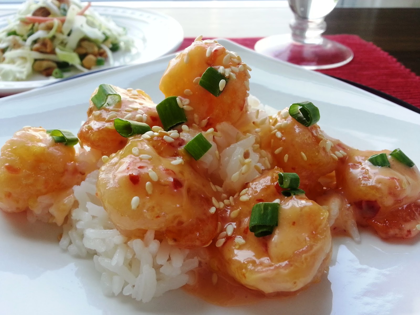 Castellon's Kitchen Shrimp with Chili Garlic Cream Sauce