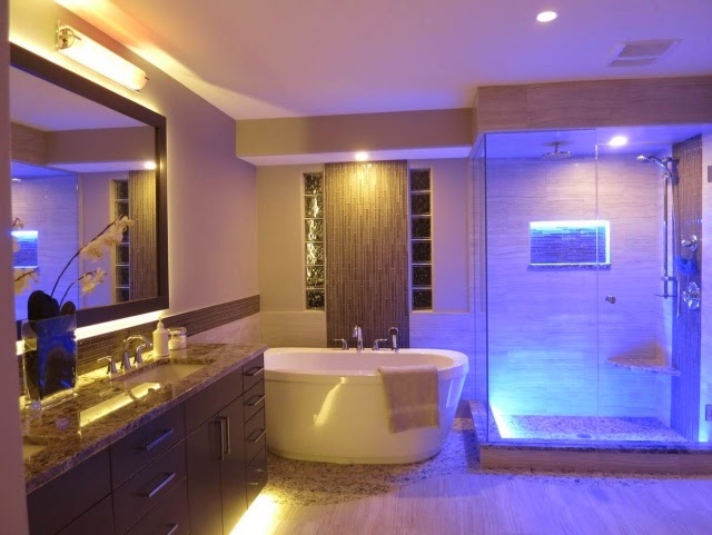 bathroom LED light fixtures: bathroom with LED blue lighting bathroom LED light fixtures,modern bathroom lighting fixtures