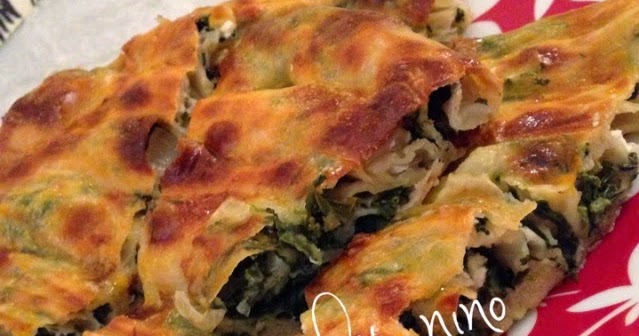 ღ Nino Mutfakta ღ ISPANAKLI EL AÇMASI BÖREK