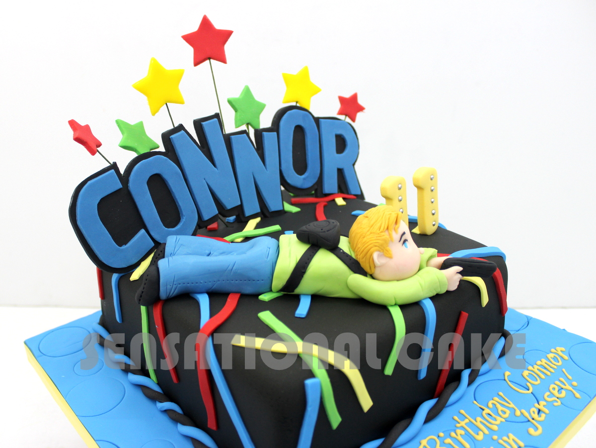 The Sensational Cakes LASER TAG THEME CAKE SINGAPORE 3D CAKE