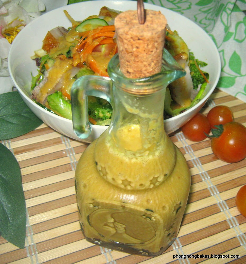 Phong Hong Bakes and Cooks! Japanese Sesame Salad Dressing