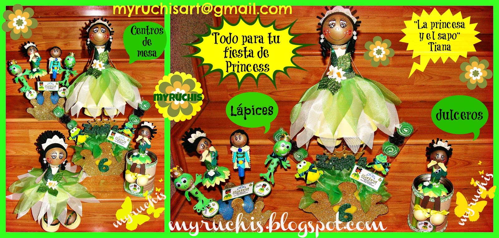 Fiestas Infantiles, Decoracion La Princesa y el Sapo