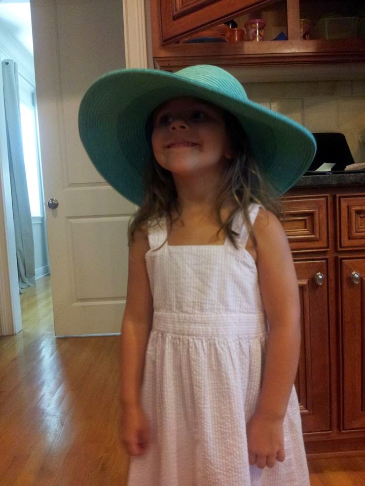 big hat, little lady