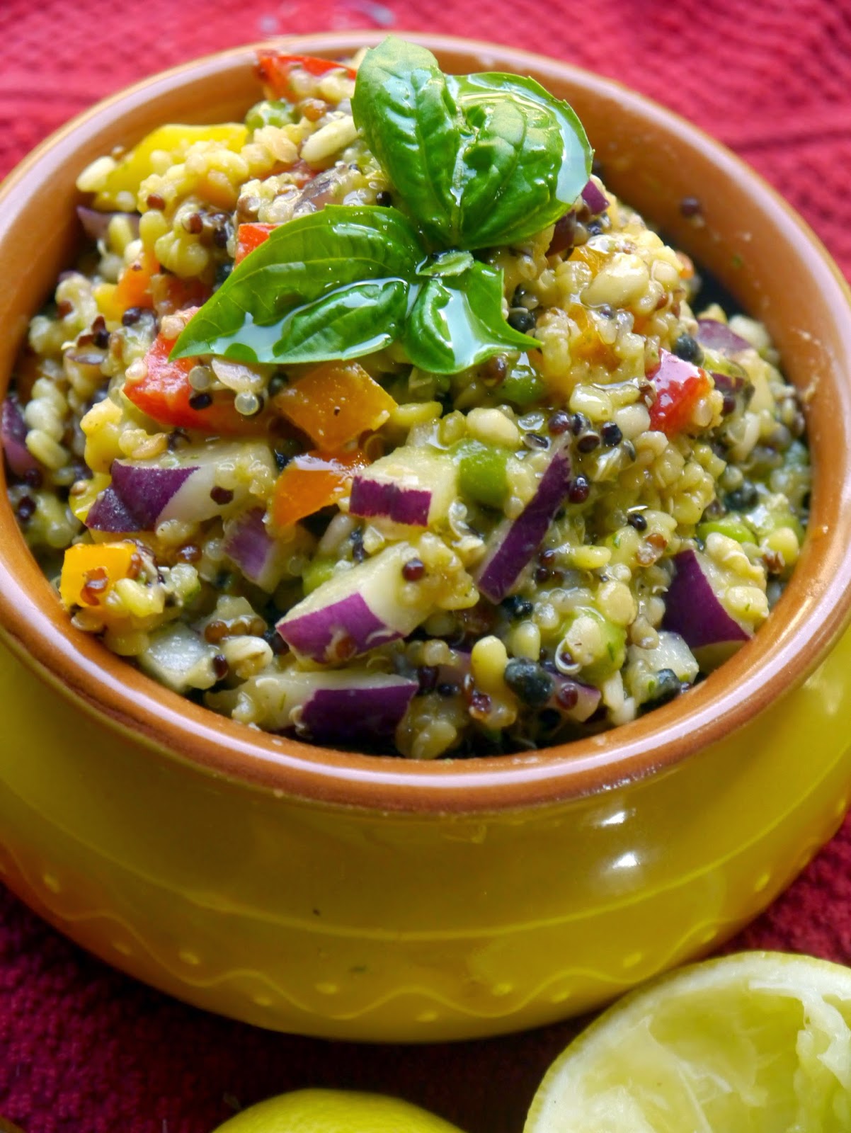 NY FoodGasm Power Up Quinoa and Lentil Salad