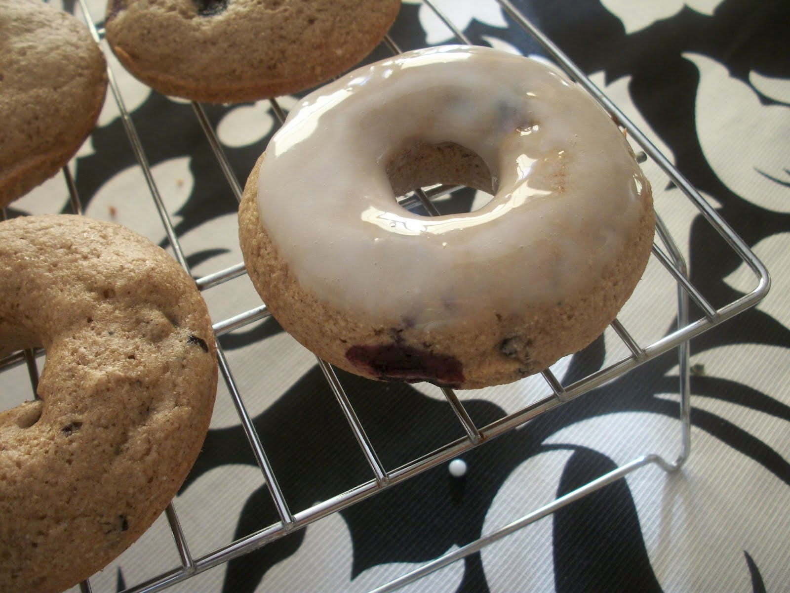 Cook with Sara Whole Wheat Blueberry Donuts