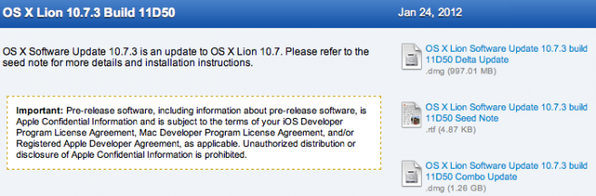 Mac OS X Lion 10.7.3 Mac OS X Lion 10.7.3