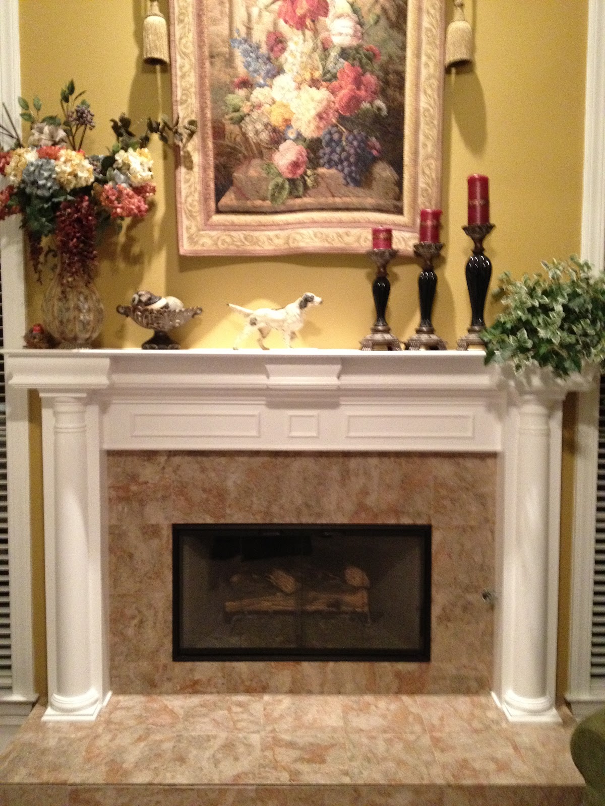 Fireplace Decorating May 2012