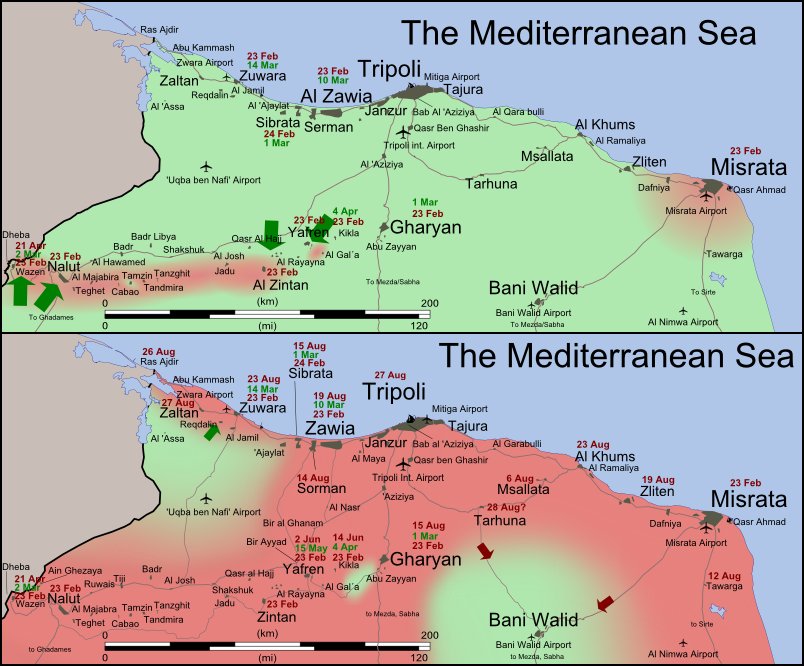 Libyan Rebels Take Capital Political Geography Now