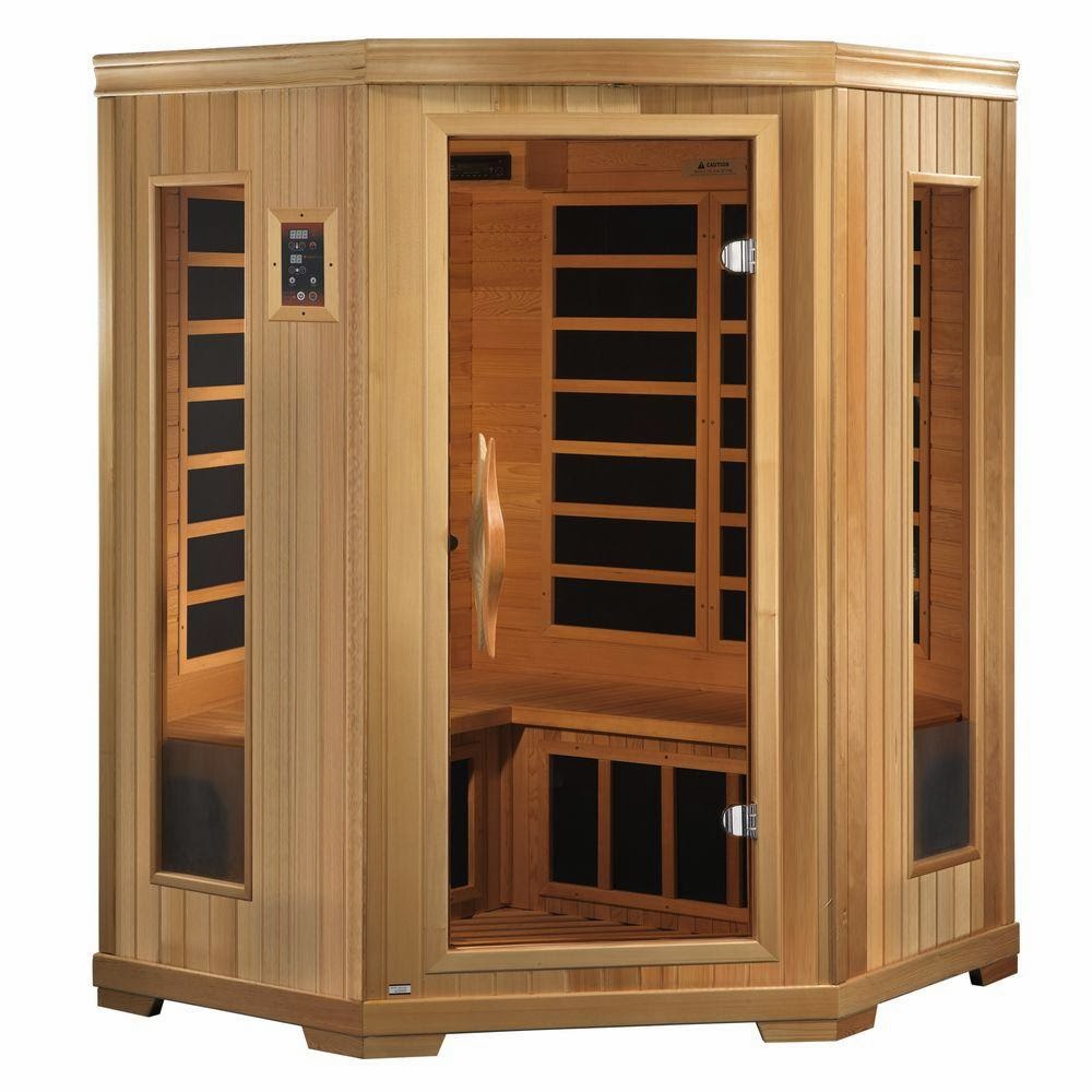 Better Life 3-Person Far Infrared Healthy Living Sauna with 7 Year Warranty Chromotherapy CD Radio with MP3 connection