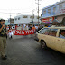 Marchan 50 personas en Mérida como parte de las jornadas globales por Ayotzinapa