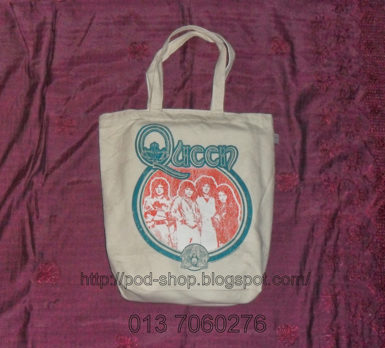 rare Queen band tote bag