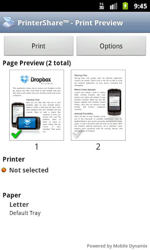 Printershare Mobile Print Compatible Printers