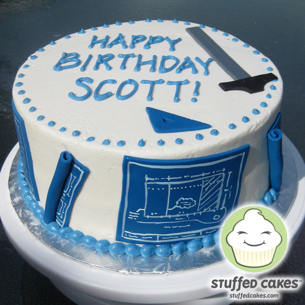 architect birthday cake