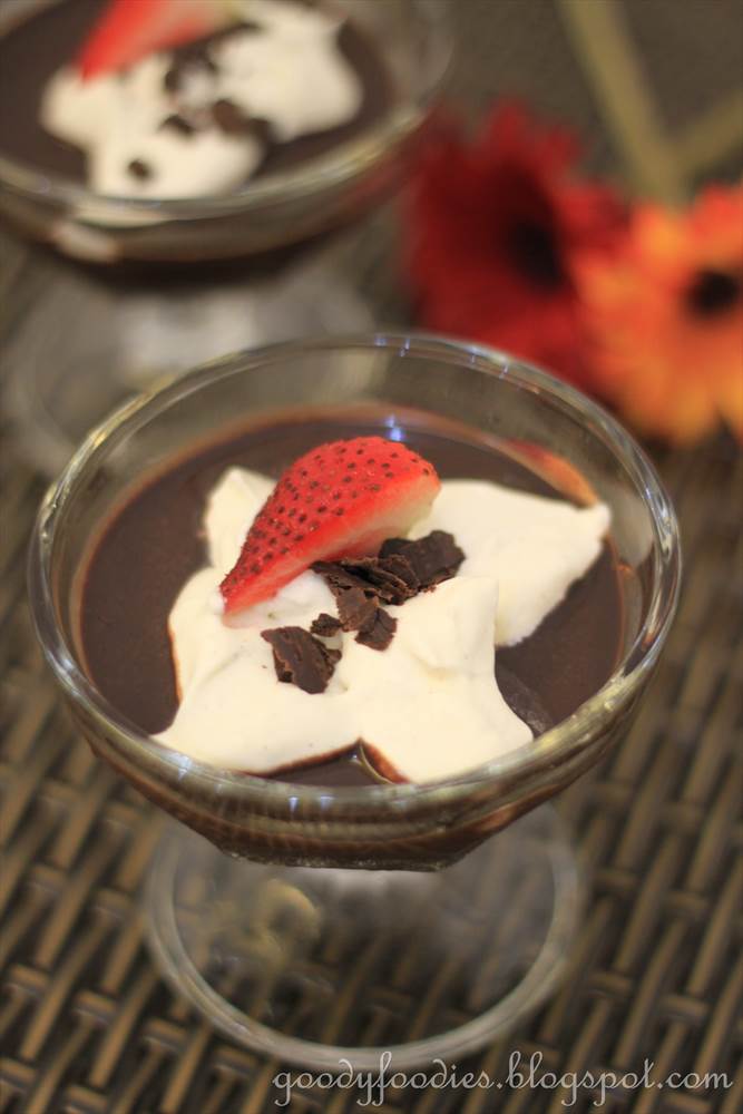 GoodyFoodies Recipe Pot Au Chocolat with Cinnamon Whipped Cream