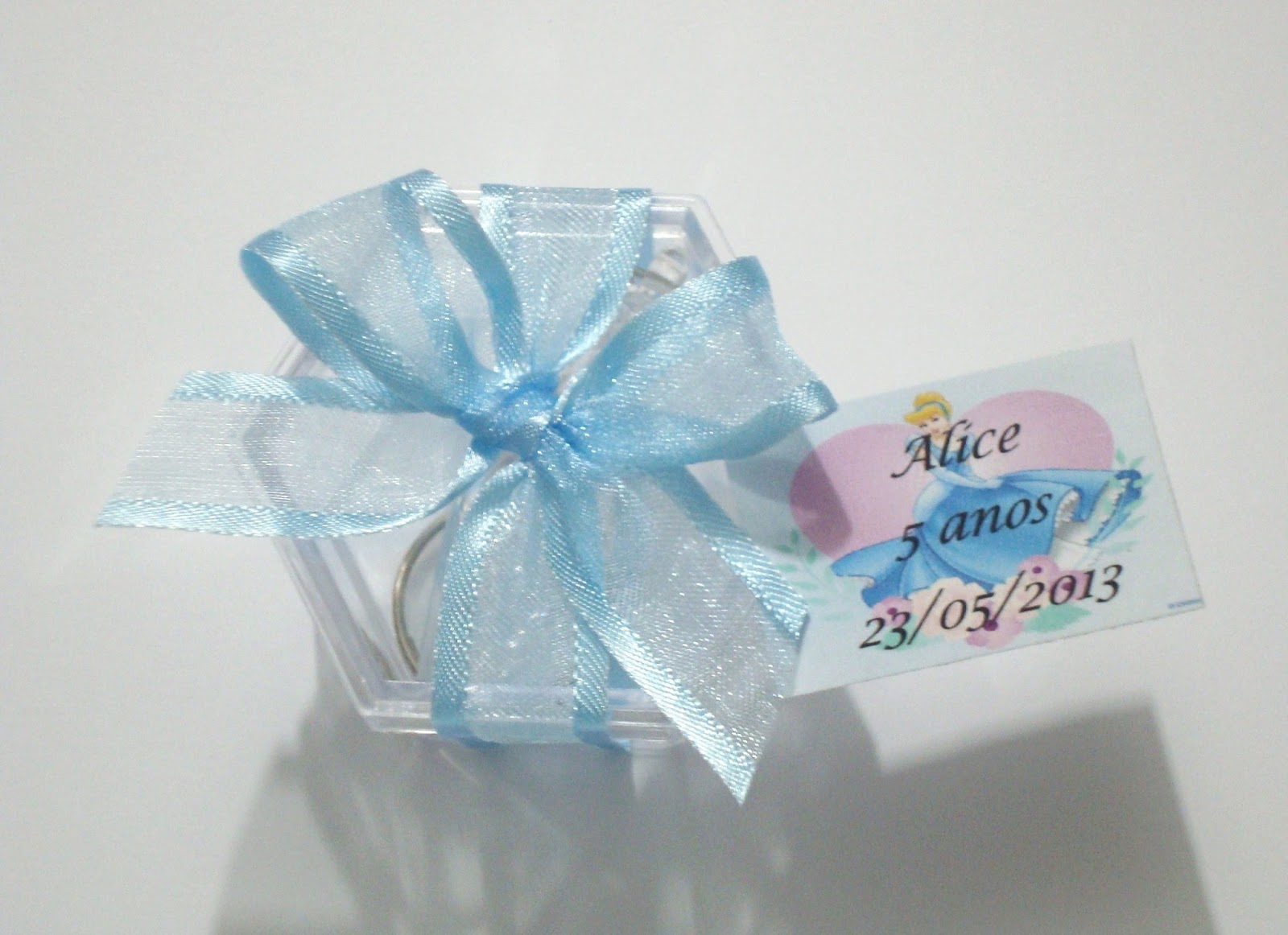 sapatinho de cristal cinderela lembrancinha