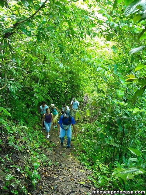 Caminata a las cascadas del Shilcayo, Perú (Checa, Gina, Maju, Paquita, Dante y Abel)