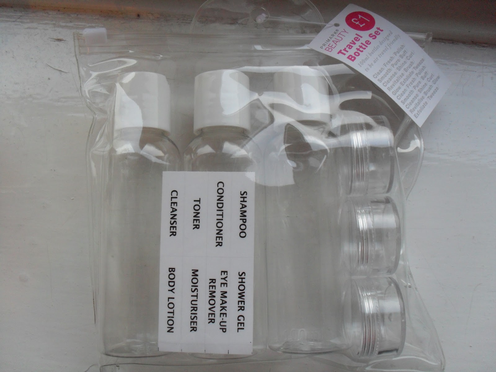 Travel Bottle Set £1 Primark Instore HotUKDeals