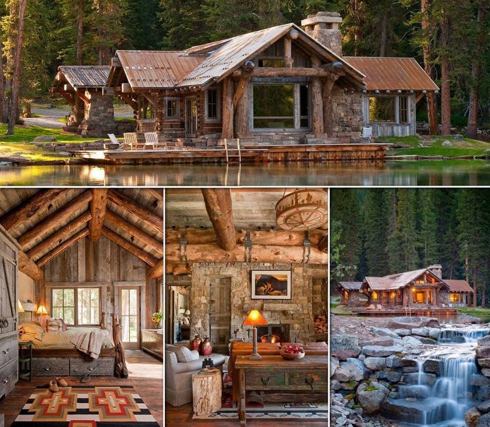 yasamatlas dunya sizin onu duslediginiz gibidir muhtesem dag evi montana abd usa