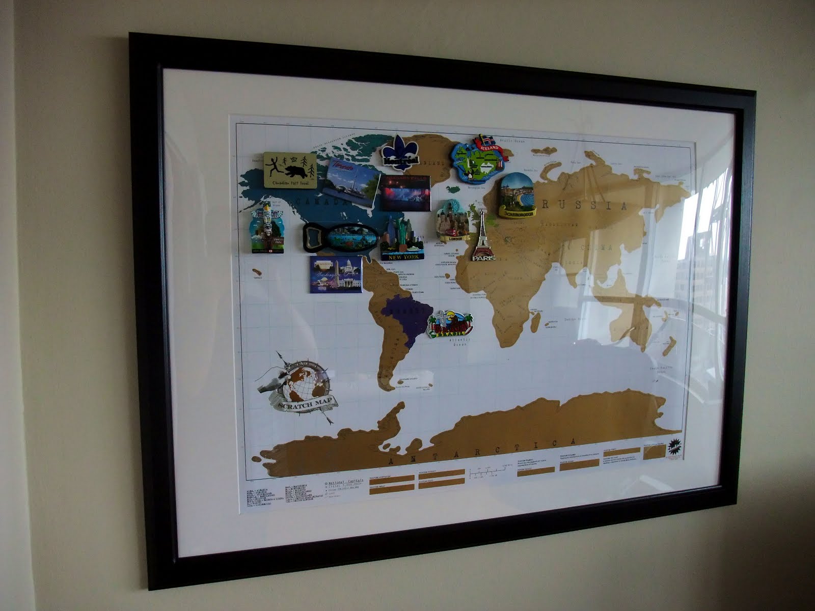 Hannah Wrapped Up Scratch Map