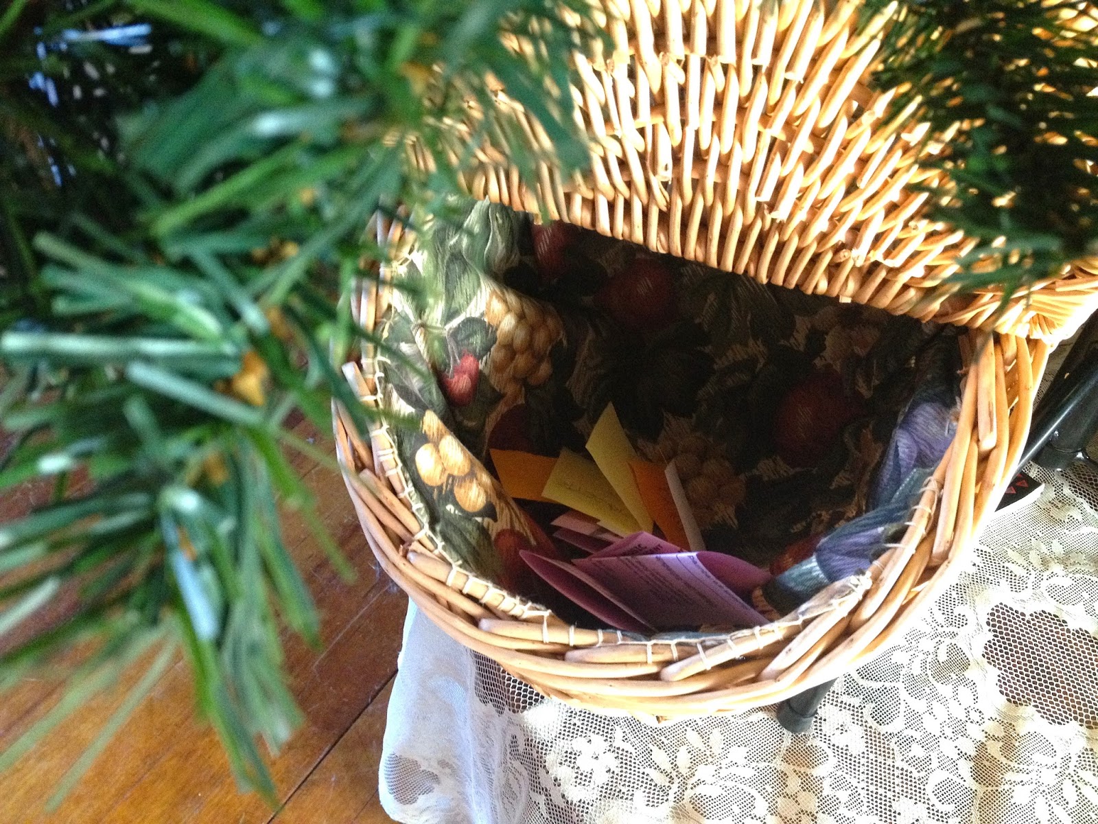 Quiet Little Life Meaning Basket for a Mindful Holiday Season
