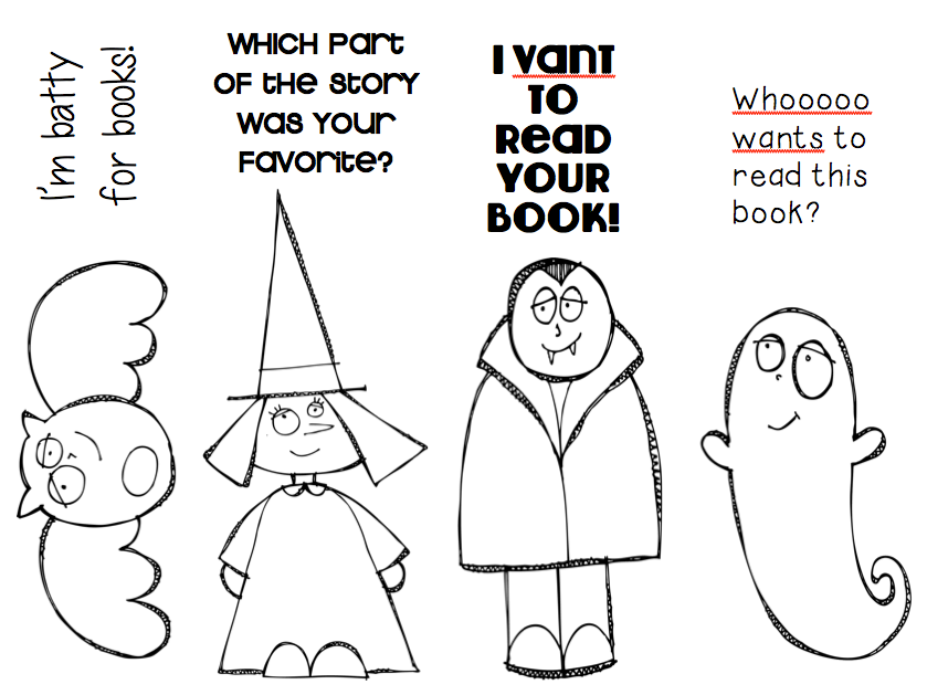 Ms. O Reads Books October Bookmarks