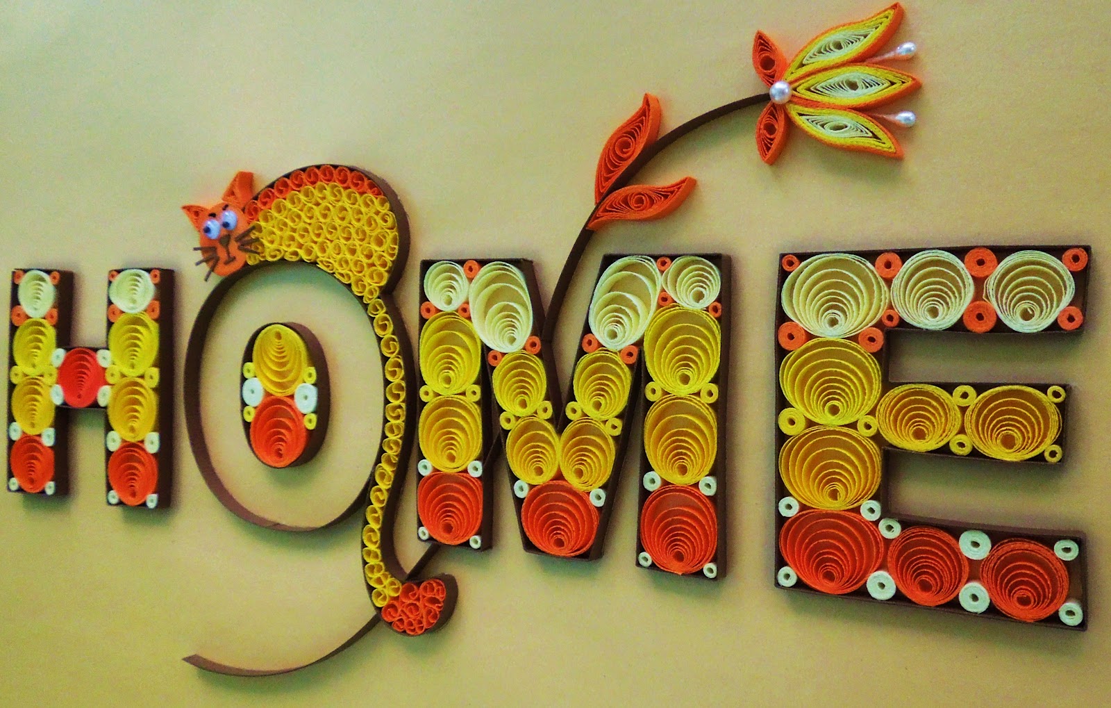 Quilling Me Softly For a newly wed couple.....