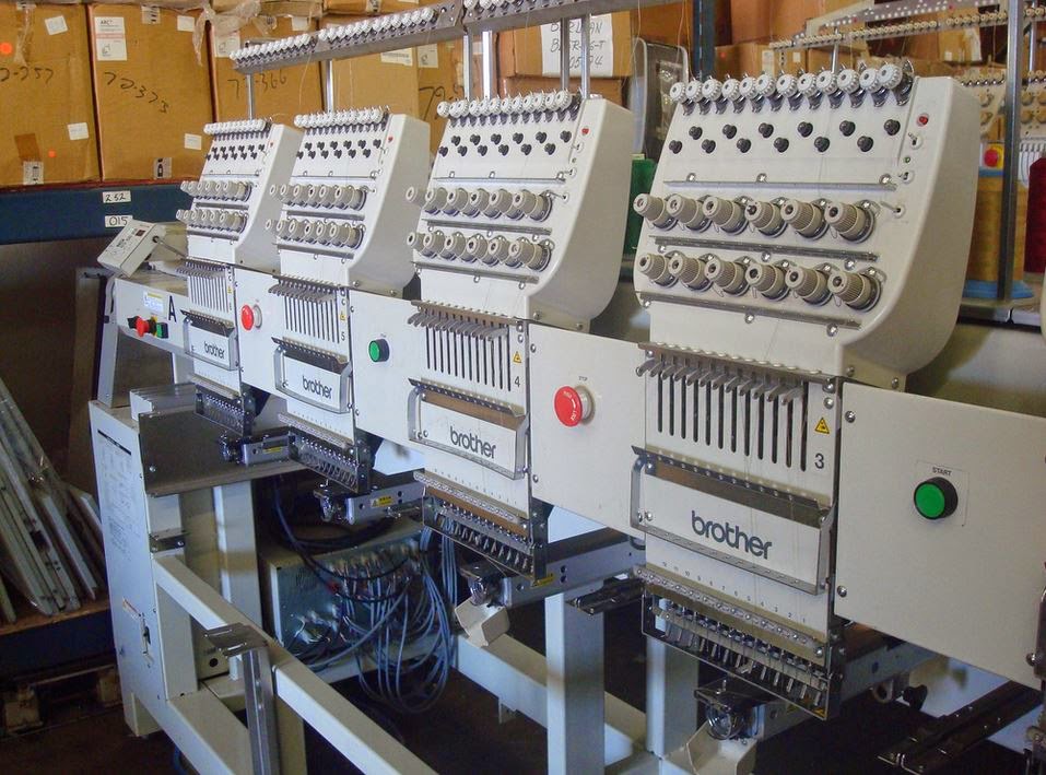 Used Embroidery Machines For Sale >> Brother Bes 1262 Embroidery Machine For Sale 6 Head 12 Needles Used Embroidery Machines For Sale >> Brother Bes 1262 Embroidery Machine For Sale 6 Head 12 Needles