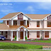 Two storey Kerala model 2261 sq.feet house 