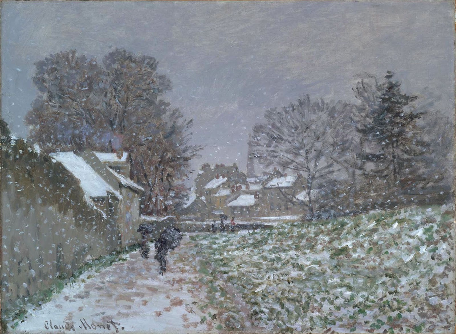 Artventures Monet S Paintings Of Snow