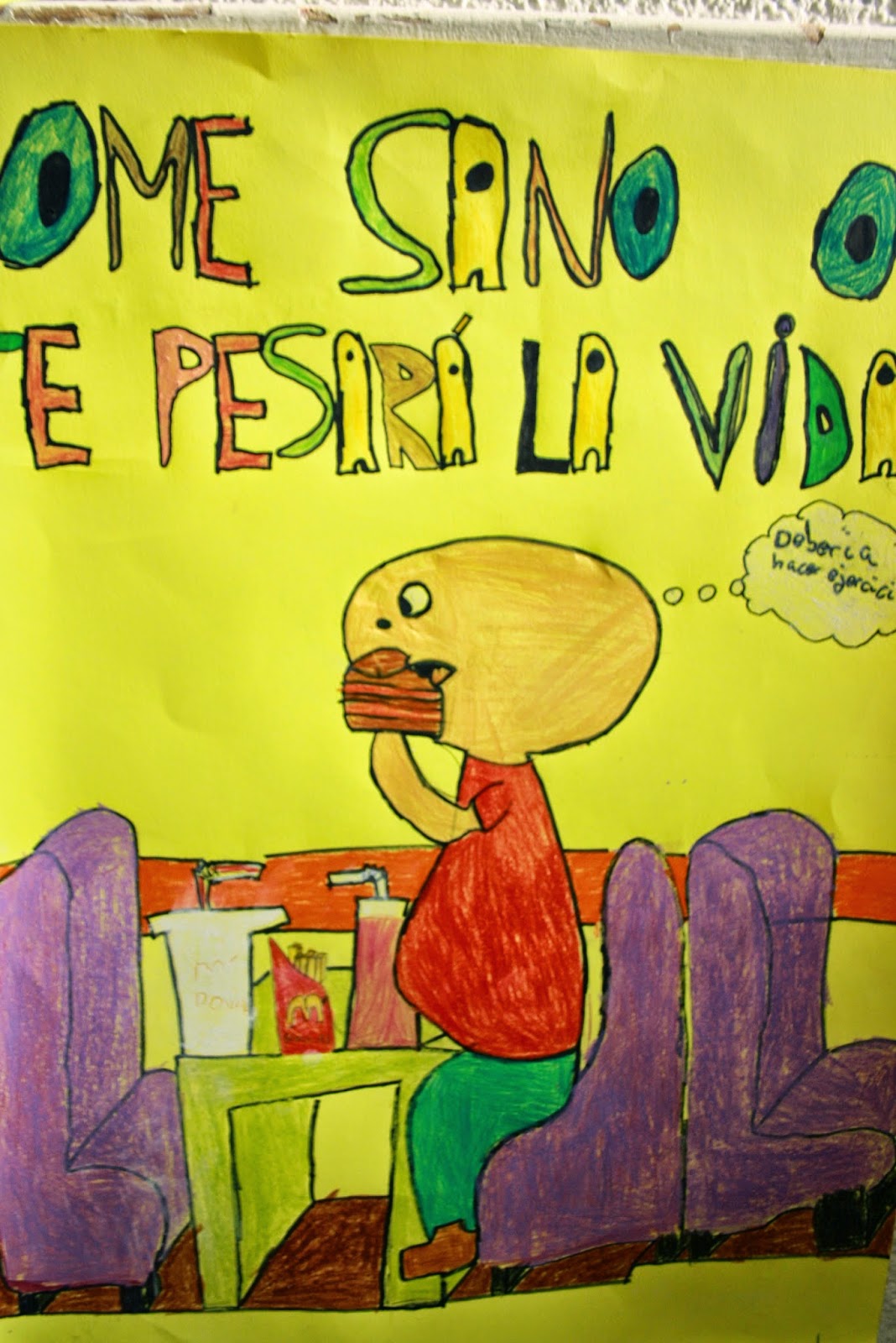 educación fisica en el colegio sopeña echa un ojo comida sana para ninos