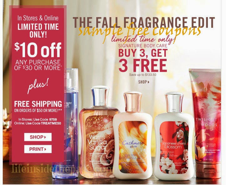 Bath And Body Works Coupons September 2014