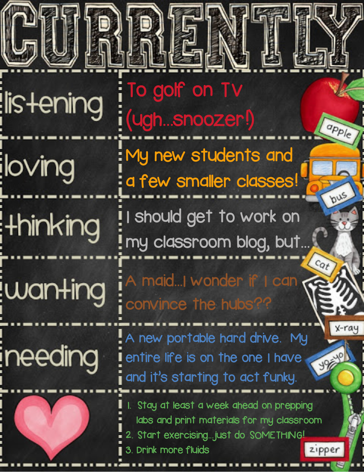 Science Teaching Junkie, Inc. September Currently Link up