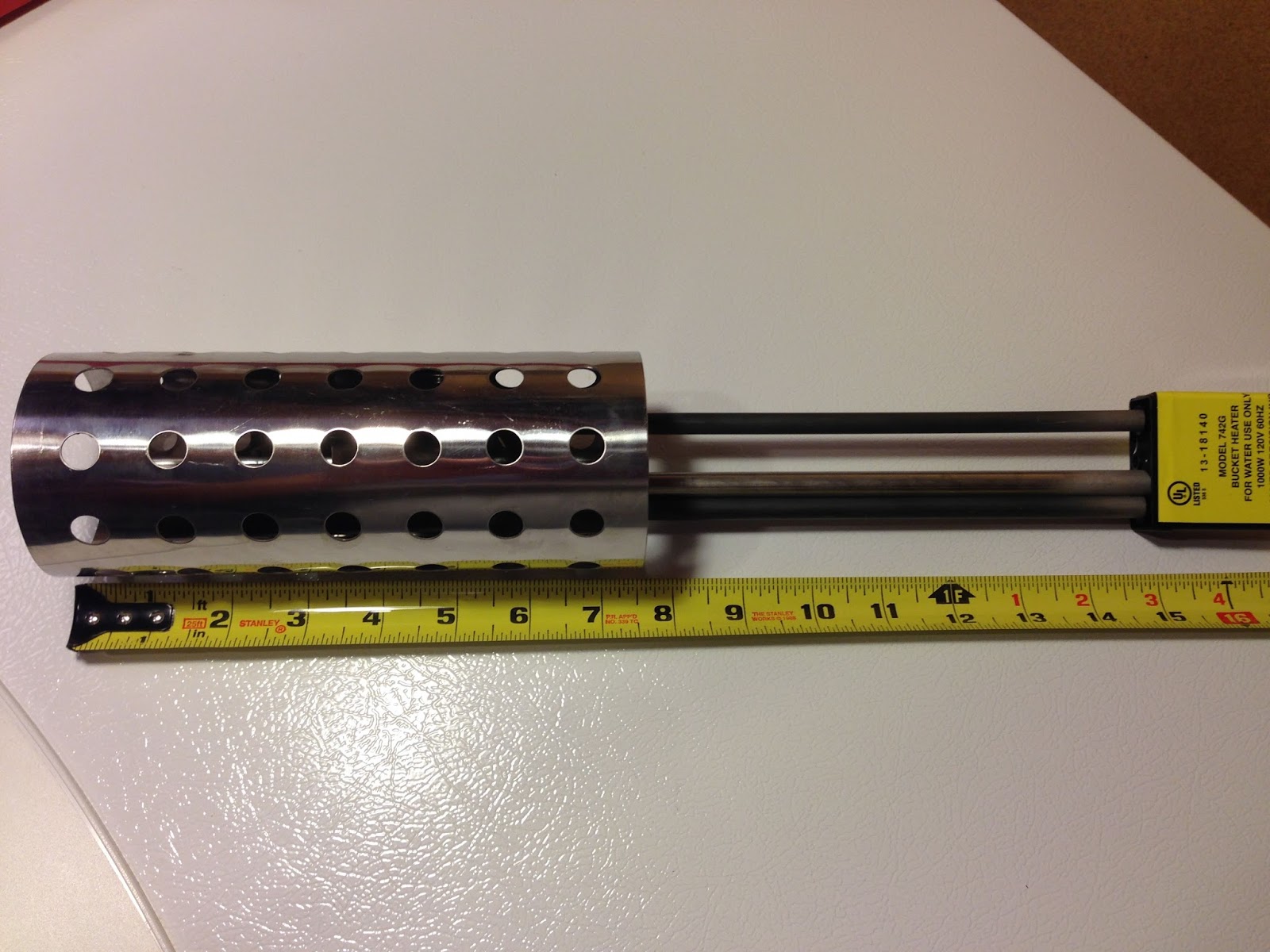 Hands On Review 1000 Watt Heat Stick with Temp Trial Homebrew Finds