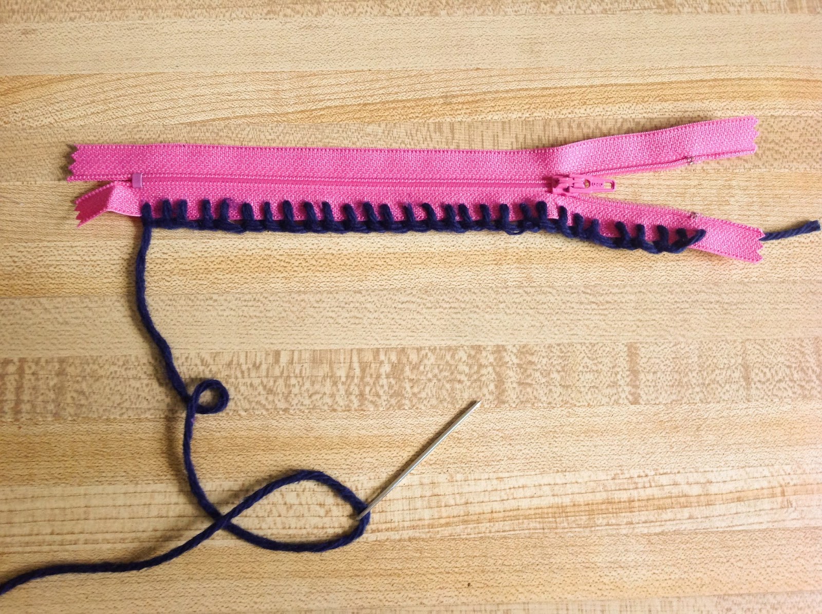 Harvesting Hart Crocheting on a Zipper The Easy Way